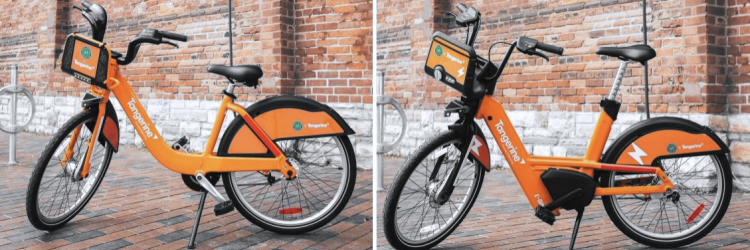 Photo of a Bike Share station in Kensington Market