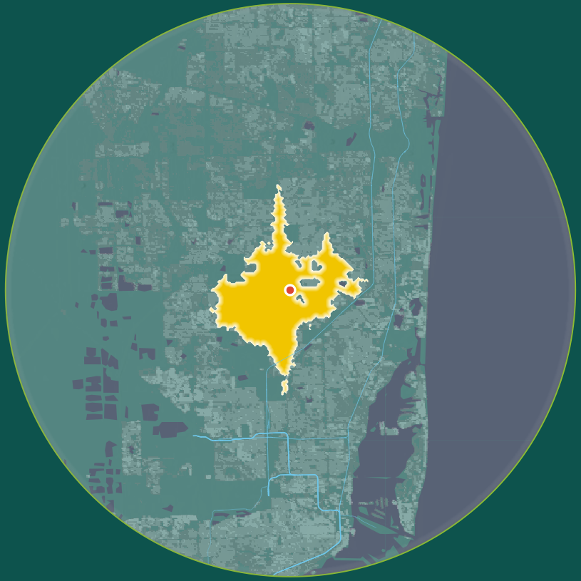 Miami Gardens transit map