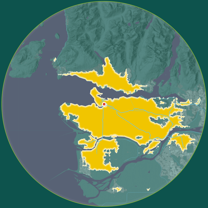 Vancouver transit map